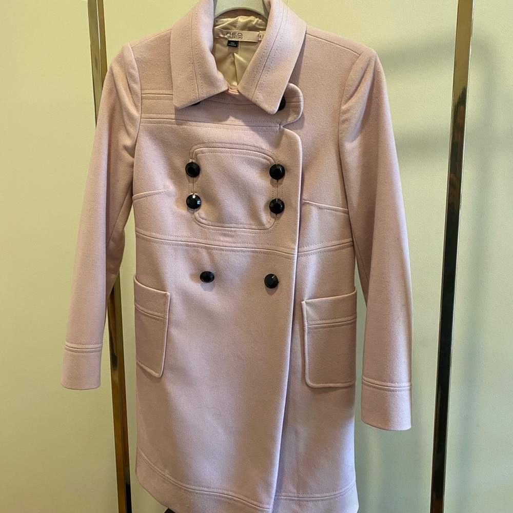 Pink Red Valentino Winter Coat